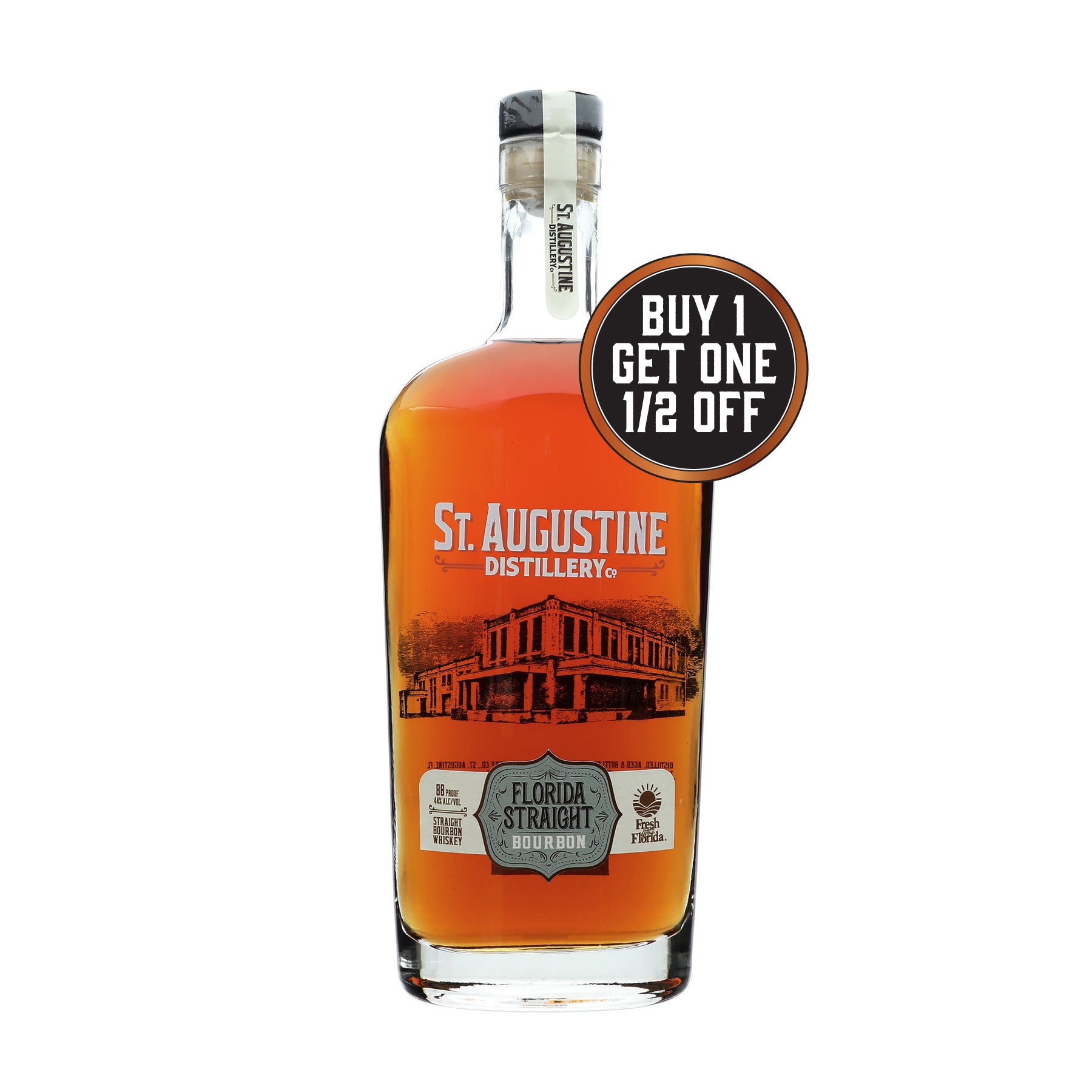 St. Augustine Florida Straight Bourbon 750ml